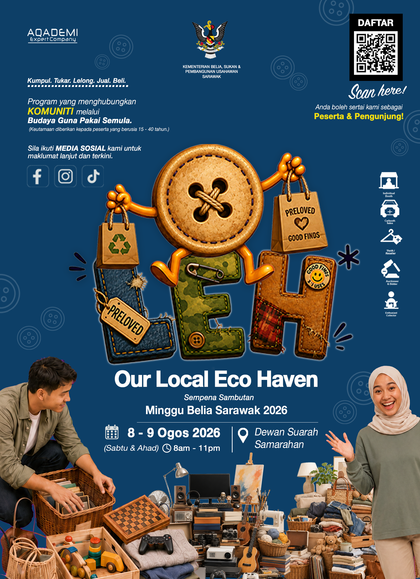 OUR LOCAL ECO HAVEN (OLEH) @ MINGGU BELIA SARAWAK 2026 